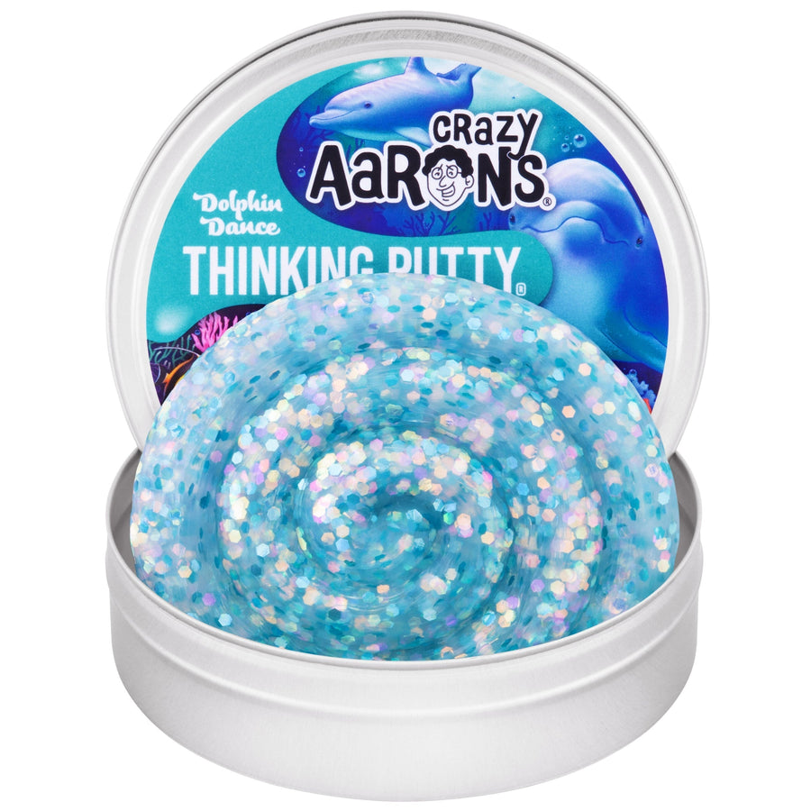 Dolphin Dance - 3.5" Thinking Putty Tin X2